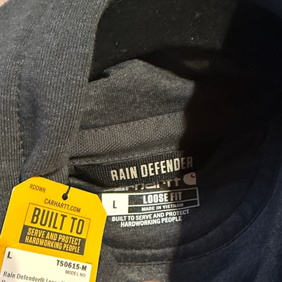 Carhartt Men's Dark Gray Hoodie - Picture 3 of 4